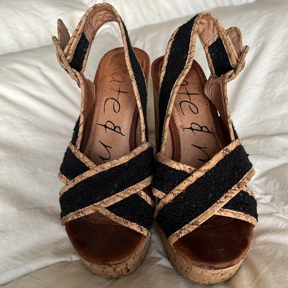 Cork Platform Heels - Picture 2 of 6